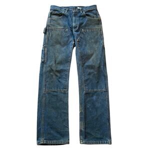 Vintage Y2K Key Workwear Double Knee Denim Jeans 30x34